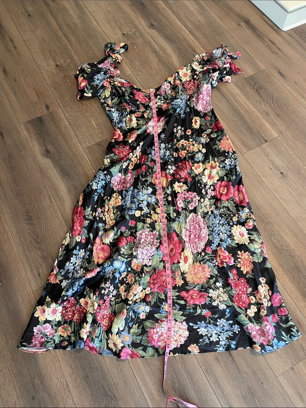SELKIE Puff Sleeve Midi Dress- size 5X - Picture 6 of 8